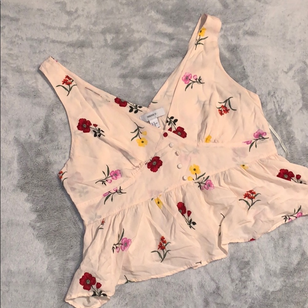 Forever 21 peplum top